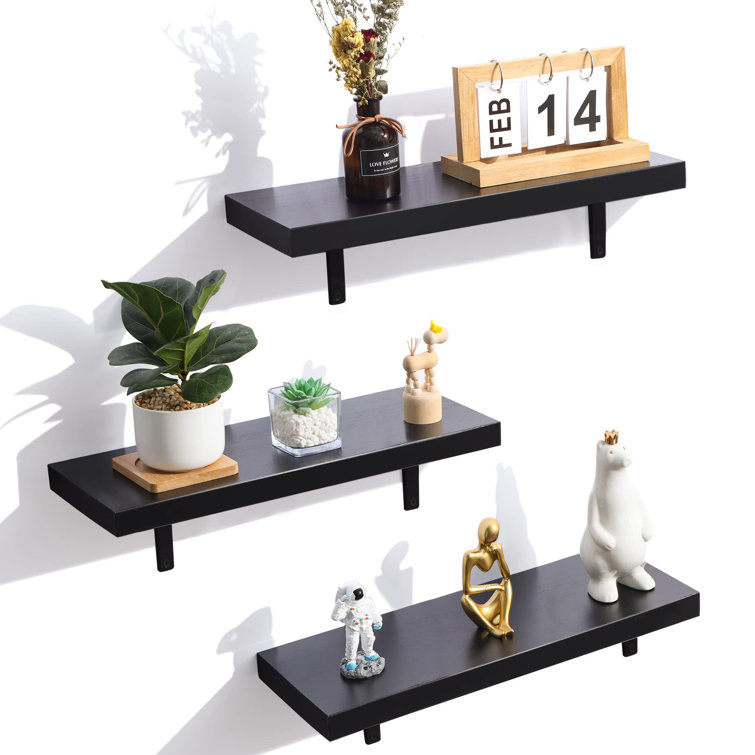 Latitude Run® 3 Piece Square Floating Shelf Wayfair